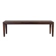 Hawthorne Collections Solid Sheesham Wood Dining Bench - Gray