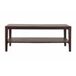 Hawthorne Collections Solid Sheesham Wood Coffee Table - Gray
