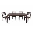Hawthorne Collections Solid Sheesham Wood Dining Table - Gray