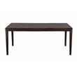 Hawthorne Collections Solid Sheesham Wood Dining Table - Gray