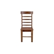 Hawthorne Collections Sante Fe Wood Ladderback Dining Chair in Brown (Set of 2)