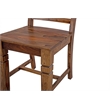 Hawthorne Collections Sante Fe Wood Ladderback Dining Chair in Brown (Set of 2)