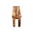 Hawthorne Collections Solid Sheesham Wood Natural Dining Bench Rectangular Handcrafted 54