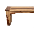 Hawthorne Collections Solid Sheesham Wood Natural Dining Bench Rectangular Handcrafted 54