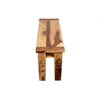 Hawthorne Collections Solid Sheesham Wood Natural Dining Bench Rectangular Handcrafted 54