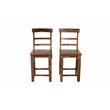 Hawthorne Collections Sante Fe Sheesham Wood Counter Chair in Brown (Set of 2)