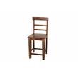 Hawthorne Collections Sante Fe Sheesham Wood Counter Chair in Brown (Set of 2)
