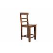 Hawthorne Collections Sante Fe Sheesham Wood Counter Chair in Brown (Set of 2)
