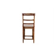 Hawthorne Collections Sante Fe Sheesham Wood Counter Chair in Brown (Set of 2)