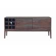 Hawthorne Collections Fall River Solid Sheesham Wood Sideboard - Brown