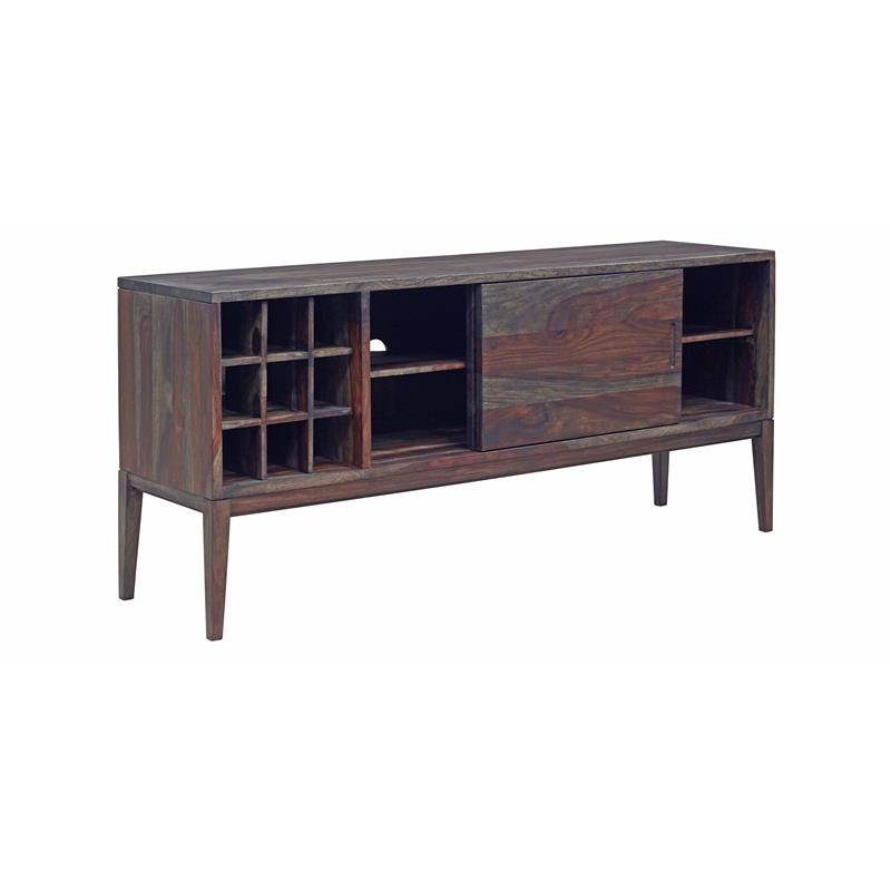 Hawthorne Collections Fall River Solid Sheesham Wood Sideboard - Brown