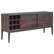 Hawthorne Collections Fall River Solid Sheesham Wood Sideboard - Brown