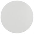 Hawthorne Collections Wood Metal White Dining Table Circle Chip Resistant 39.5