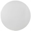 Hawthorne Collections MDF White Dining Table Round Chip Resistant Finish 47
