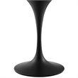 Hawthorne Collections Veneer and MDF Black Walnut Dining Table Oval Chip-Resistant 48