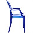 Hawthorne Collections Dining Arm Chair in Blue (Set of 2)