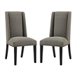 Hawthorne Collections Dining Chair in Granite (Set of 2)