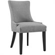 Hawthorne Collections Fabric Light Gray Dining Chair Set of 4