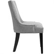 Hawthorne Collections Fabric Light Gray Dining Chair Set of 4