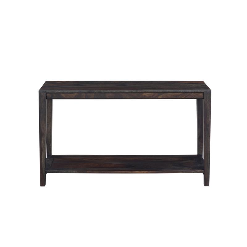 Hawthorne Collections Fall River Solid Sheesham Wood Console Table - Brown