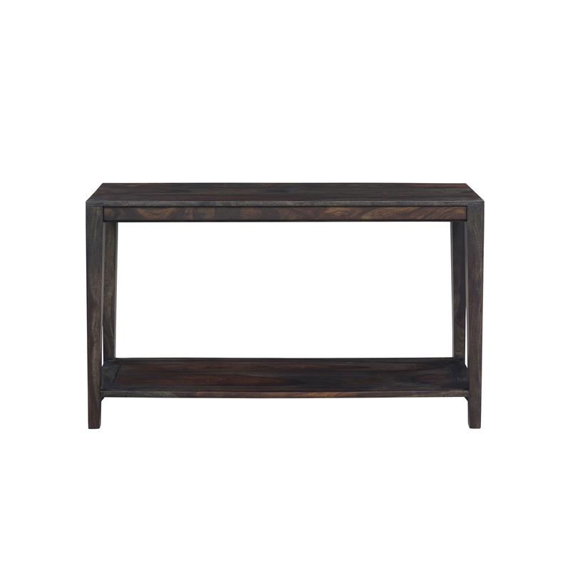 Hawthorne Collections Fall River Solid Sheesham Wood Console Table - Brown