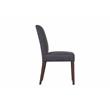 Hawthorne Collections Enna Solid Wood Dining Chair in Gray (Set of 2)