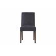 Hawthorne Collections Enna Solid Wood Dining Chair in Gray (Set of 2)