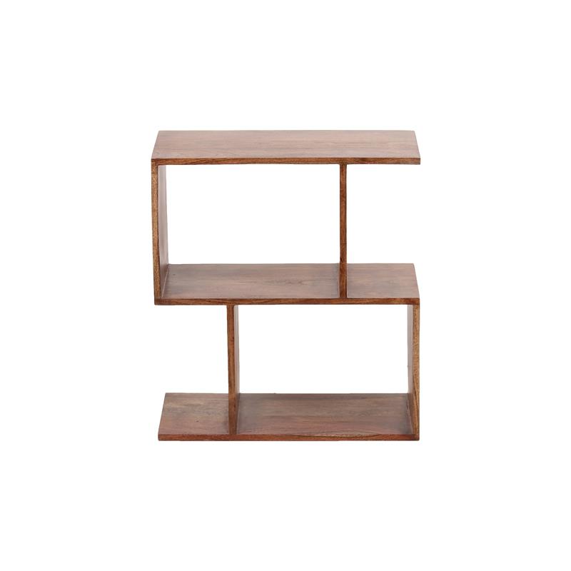 Hawthorne Collections Portola Solid Acacia Wood Bookcase - Brown
