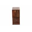 Hawthorne Collections Portola Solid Acacia Wood Bookcase - Brown