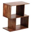 Hawthorne Collections Portola Solid Acacia Wood Bookcase - Brown