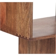 Hawthorne Collections Portola Solid Acacia Wood Bookcase - Brown