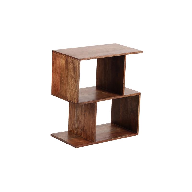 Hawthorne Collections Portola Solid Acacia Wood Bookcase - Brown