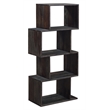 Hawthorne Collections Fall River Solid Sheesham Wood Bookcase - Gray