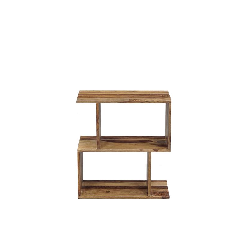 Hawthorne Collections Avalon Solid Sheesham Wood Bookcase - Natural