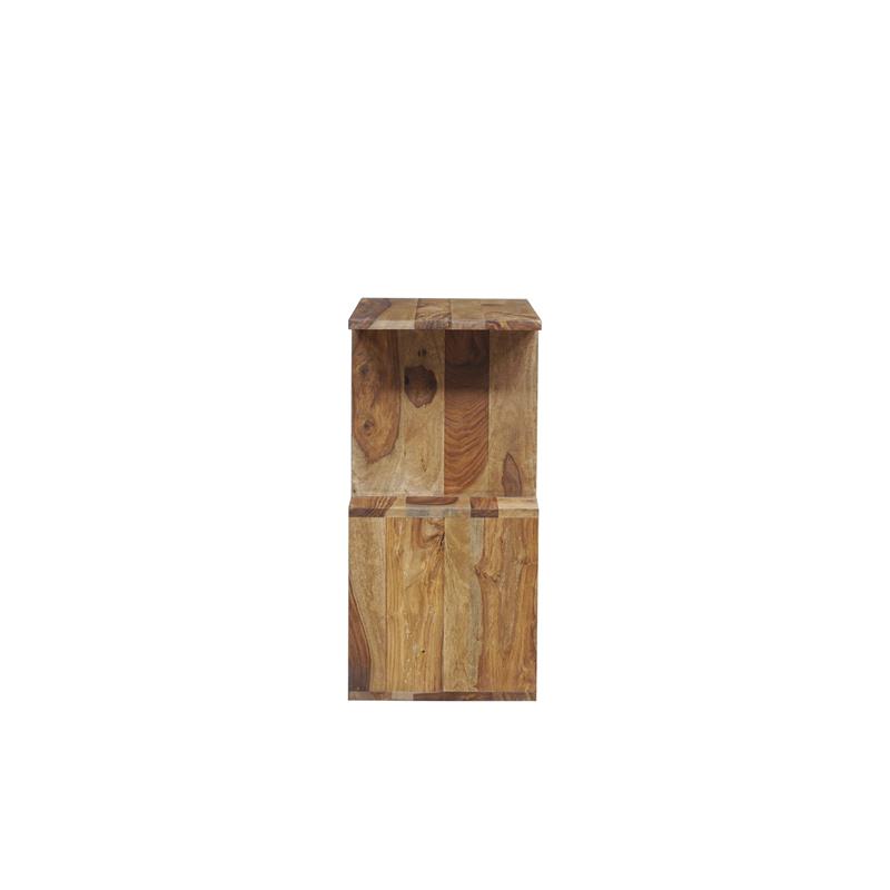 Hawthorne Collections Avalon Solid Sheesham Wood Bookcase - Natural