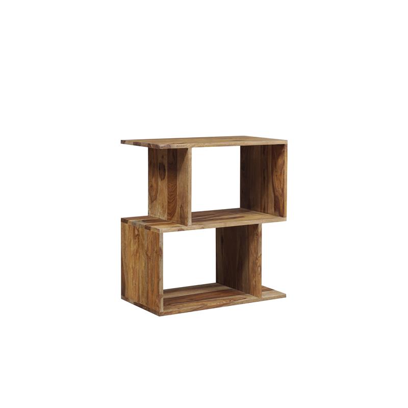 Hawthorne Collections Avalon Solid Sheesham Wood Bookcase - Natural