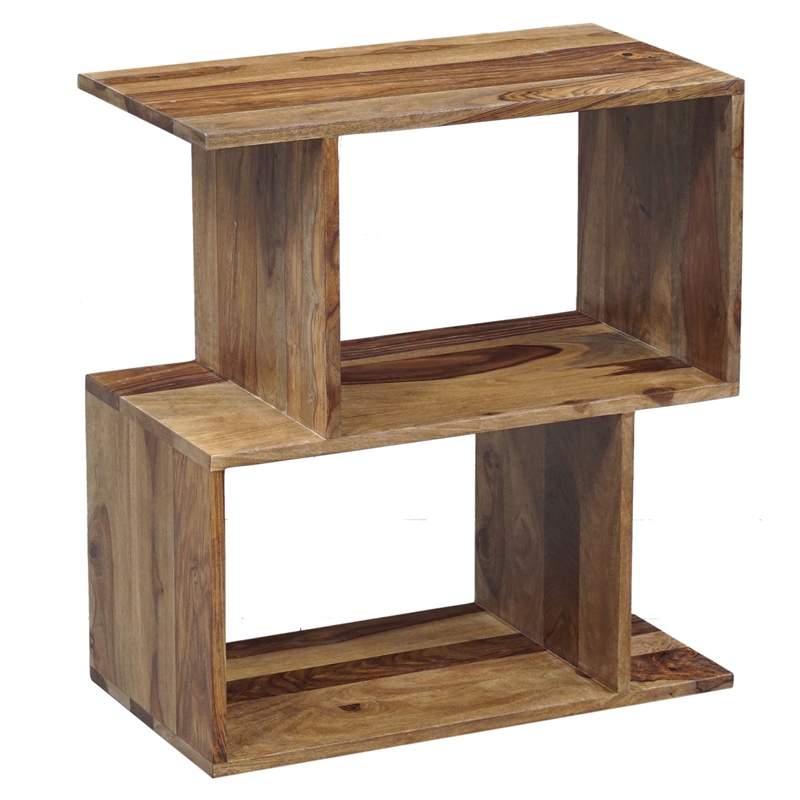 Hawthorne Collections Avalon Solid Sheesham Wood Bookcase - Natural