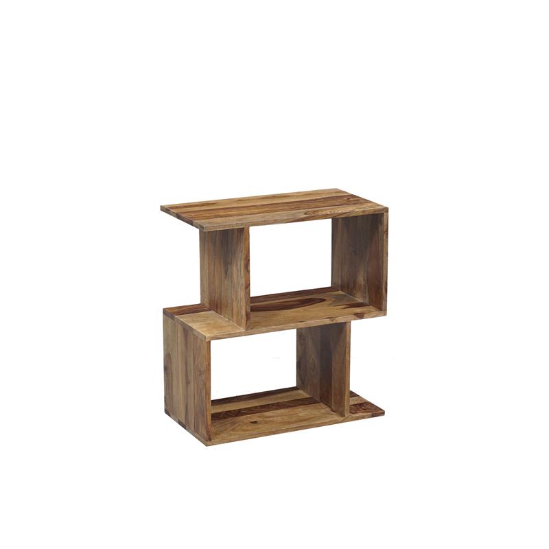 Hawthorne Collections Avalon Solid Sheesham Wood Bookcase - Natural