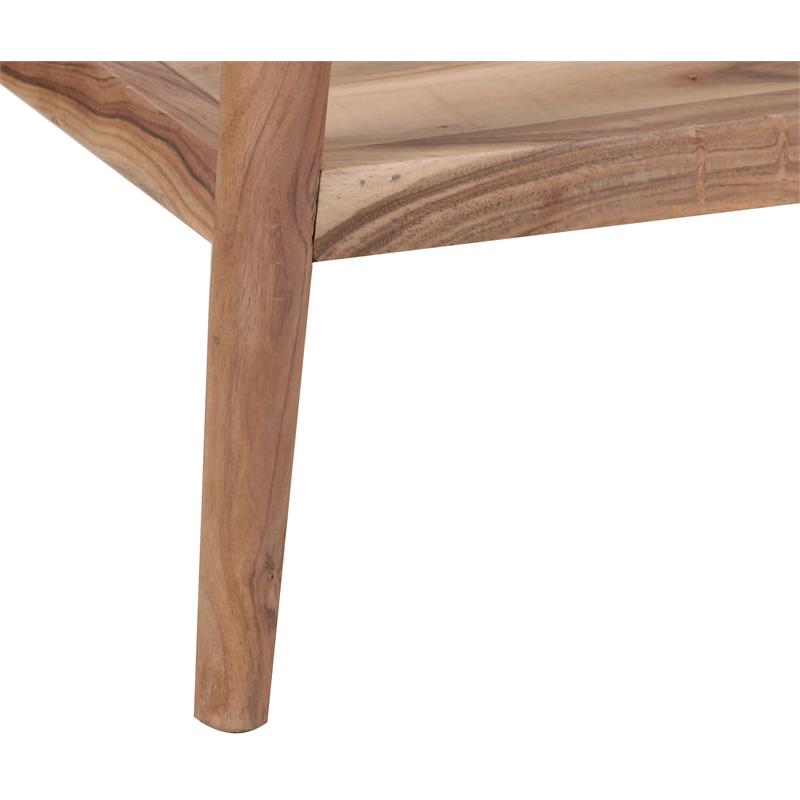 Hawthorne Collections Portola Solid Acacia Wood Console Table in Natural