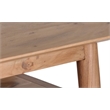 Hawthorne Collections Portola Solid Acacia Wood Console Table in Natural