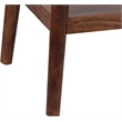 Hawthorne Collections Solid Acacia Wood Brown Console Table Rectangular 46