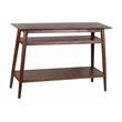 Hawthorne Collections Solid Acacia Wood Brown Console Table Rectangular 46
