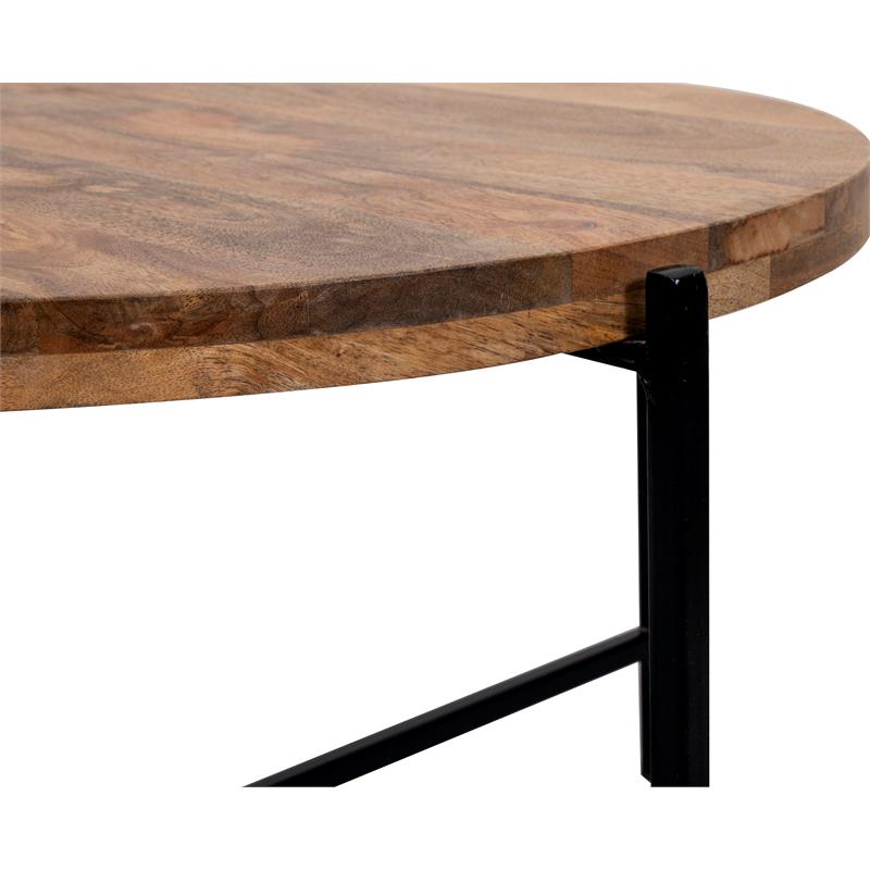 Hawthorne Collections Camden Solid Wood Coffee Table - Natural