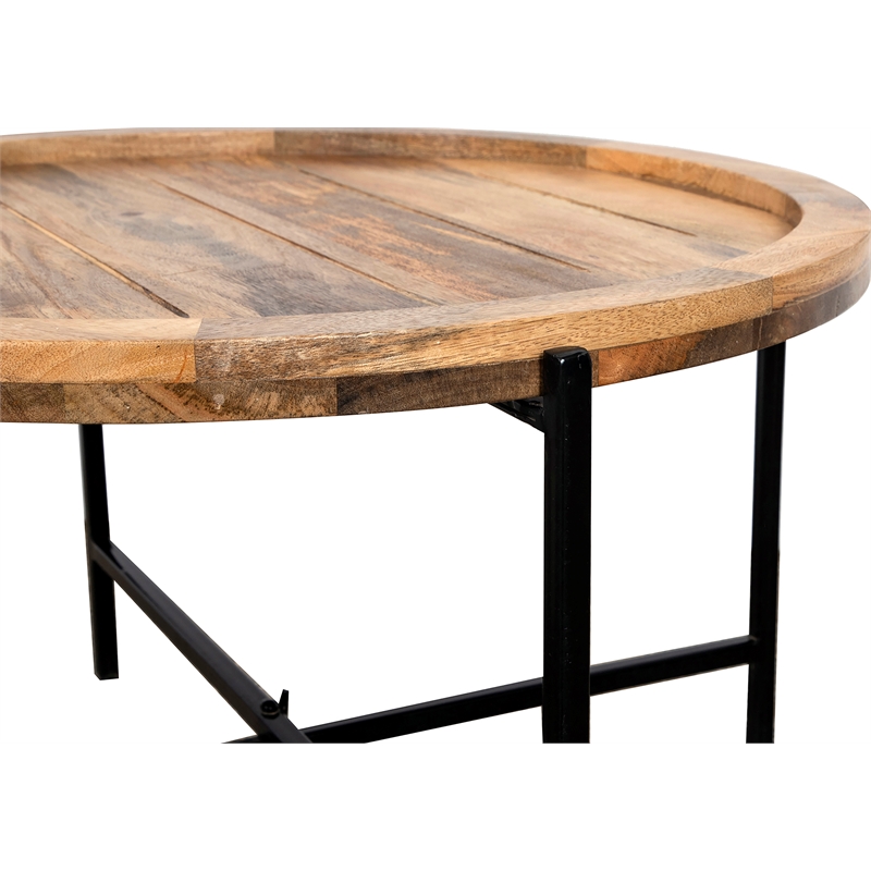 Hawthorne Collections Camden Solid Wood Coffee Table - Natural