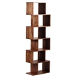 Hawthorne Collections Solid Acacia Wood Brown Bookcase Rectangular 47