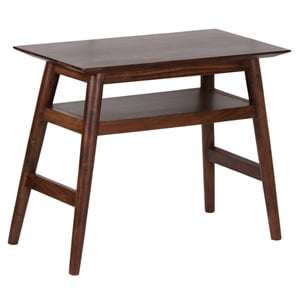 Hawthorne Collections Portola Solid Acacia Wood End Table - Brown