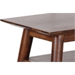 Hawthorne Collections Portola Solid Acacia Wood End Table - Brown