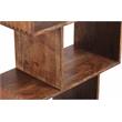 Hawthorne Collections Solid Acacia Wood Brown Bookcase Rectangular 47