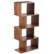 Hawthorne Collections Solid Acacia Wood Brown Bookcase Rectangular 47