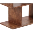 Hawthorne Collections Solid Acacia Wood Brown Bookcase Rectangular 47